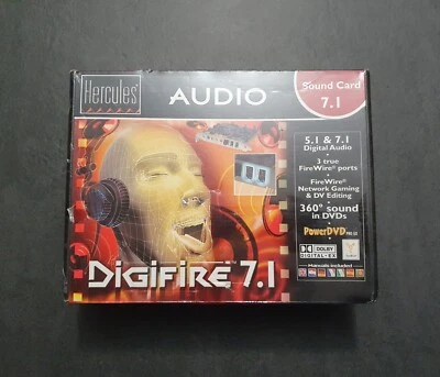 Hercules PC Sound Audio Card 7.1 Digifire PCI - SEALED in original box - Bild 1 von 4