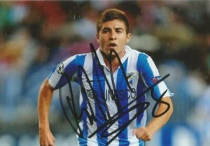 MALAGA & GETAFE: FRANCISCO PORTILLO SIGNED 6x4 ACTION PHOTO+COA - Picture 1 of 1