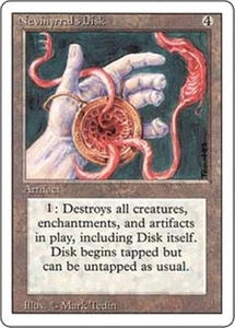 NEVINYRRAL'S DISK Revised Edition MTG Artifact RARE - Picture 1 of 1