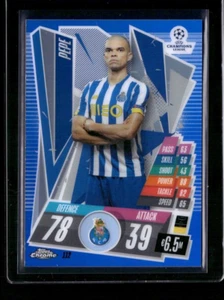 2020-21 Topps Chrome Match Attax #112 Pepe /150 Blue Refractor - Picture 1 of 2