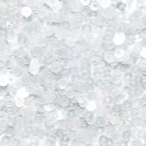 4 mm Pailletten Kristall glänzend transparent durchsichtig. Made in USA - Bild 1 von 2