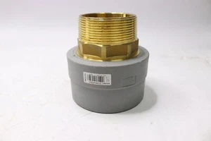 Male Threaded Lead Free Brass Transition 90mm 3" Socket Fusion x 3" MPT 27NRFM90 - Picture 1 of 1