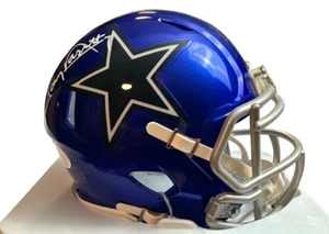 Tony Dorsett Signed Dallas Cowboys Flash Alternate Speed Mini Helmet (JSA) - Picture 1 of 6