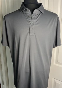 G Fore Men’s Large Grey short sleeve golf Polo  Seaware Club embroidered logo - Picture 1 of 9