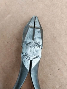 Rare Vintage M Klein 6-1/4” Lineman Pliers 1951 USA - Picture 1 of 11
