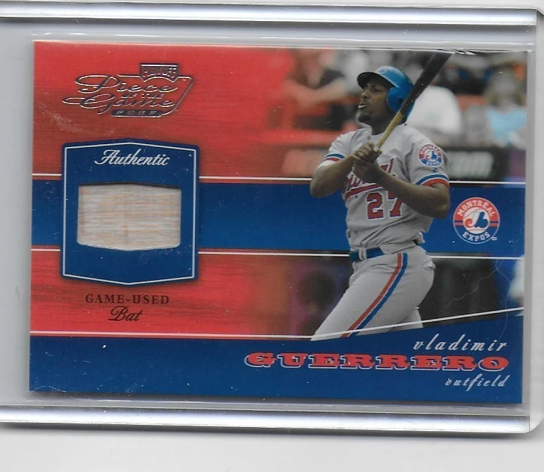 2002 Playoff Pieza del Juego Materiales Vladimir Guerrero #POG-90 HOF Foto 1 de 1