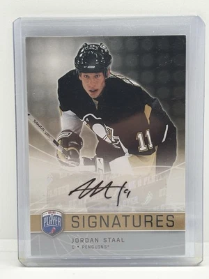 2008-09 Be A Player Signatures Jordan Staal Auto – Penguins Upper Deck BAP - Image 1 of 2