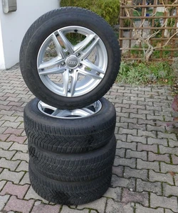 Kompletträder Winter 205x60R16"H Alu orig.Audi Dunlop Witer5 Neuwertig* - Bild 1 von 6