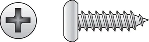 Hillman 80012 Zinc-Plated Steel Phillips Pan Head Sheet Metal Screw #6 x 1/2 in. - Picture 1 of 1