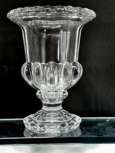 Retro Classic A&B Home OMARI Crystal Glass "Urn" Vase, 6" tall, MINT! - Picture 1 of 5