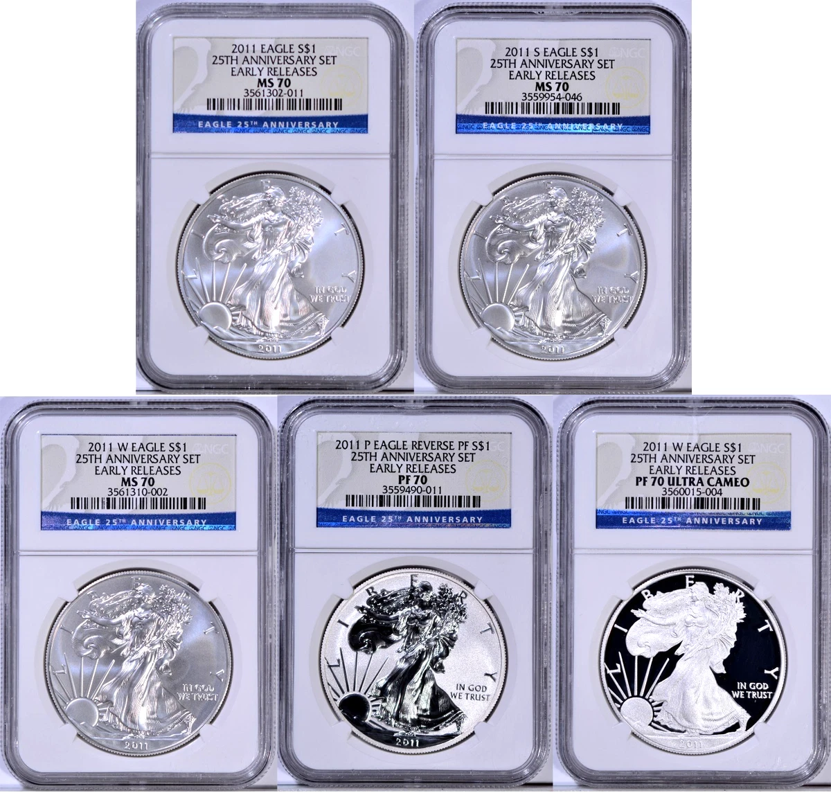 「訳あり」NGC MS70 2011 イーグル銀貨 EARLY RELEASES 訳あり」NGC MS70 2011 イーグル銀貨 EARLY RELEASES 訳あり」NGC MS70