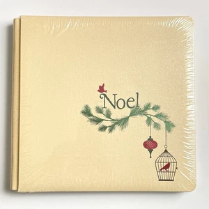 Creative Memories 12" x 12" Coverset Álbum Beige Navidad Noel Pájaro Pino Nuevo - Imagen 1 de 7