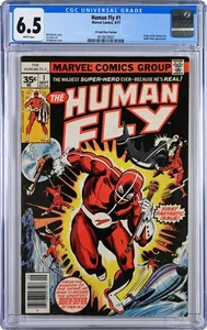 Human Fly #1 CGC 6.5 Marvel 1977 variante de precio 35 centavos cubierta Spider-Man - Imagen 1 de 2