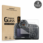 AKWOX (Pack of 3) Tempered Glass Screen Protector for Canon EOS 5D MK IV Mark 4