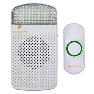 Safeguard Supply Wireless Doorbell + Flashing Strobe Receiver Kit - Picture 1 of 7