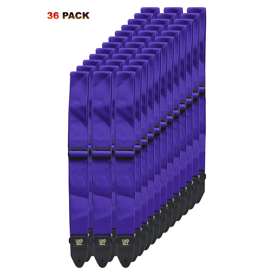 Гитарные ремни Ernie Ball Polypro в ассортименте упаковка 36 шт. - Изображение 1 из 1