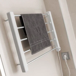 ELEKTRISCHER HANDTUCHHALTER WAND WÄRMER BAD HANDTUCHWÄRMER - Bild 1 von 8