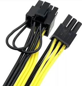 6 Pin PCI-E to 8 Pin(6+2) PCI-E (Male to Male) GPU Power Cable - Picture 1 of 4