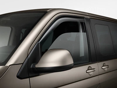 Original VW T5 T6 T6.1 Windabweiser Türe Vorn Links + Rechts 7E0072193  HU3 GRAU - Bild 1 von 2