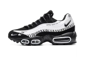 Nike Air Max 95 OG Neón Retro Deporte Cómodo Zapatos Para Hombre Negro Blanco - Imagen 1 de 6