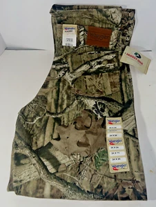 Wrangler NWT ProGear Mossy Oak Camo Hunting Pants Jeans Men's 34x34 Pg001bi - Picture 1 of 8