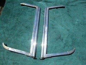 1920s 1930s wind wing window brackets for dual windshield open cars vintage