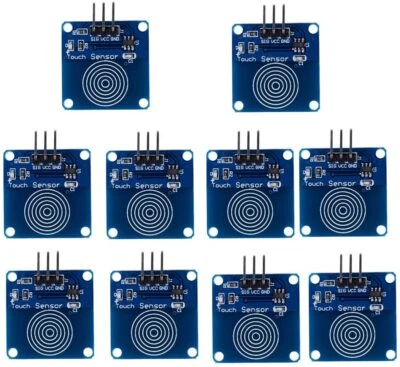 10PCS TTP223B Digital Touch Sensor Capacitive Touch Switch Module For Arduino - Image 1 of 4