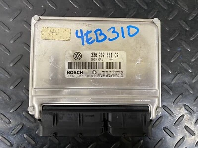 Computadora de motor ECM 3B0907551CR Volkswagen Passat 2003-03 OEM 2,8 L Foto 1 de 3