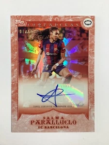 TOPPS AITANA BONMATI PLATINUM SALMA PARALLUELO BARCELONA AUTO 06/10. - Imagen 1 de 2