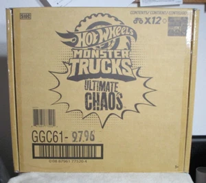HOT WHEELS MONSTER TRUCKS ULTIMATE CHAOS 12 PACK GGC61 @@ - Picture 1 of 6