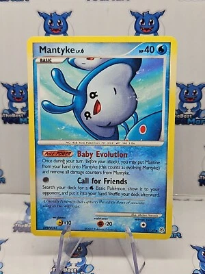 Mantyke - 55/130 - Diamond & Pearl - Pokemon LP - Image 1 of 2