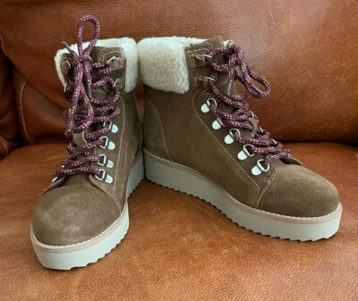 Sam Edelman женщин замши франка туризм ботильоны ириски коричневый желтовато-коричневый размер: 6 - Изображение 1 из 4