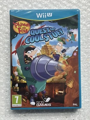 Phineas and Ferb Quest for Cool Stuff Nintendo Wii U PAL UKV New & Sealed! - Image 1 of 4