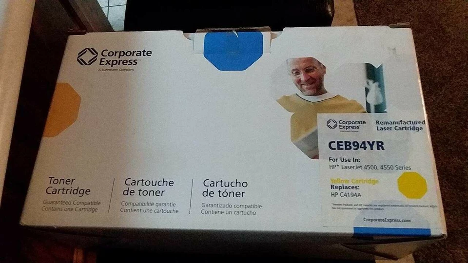Cartucho de tóner amarillo CEB94YR para HP C4194A para HP serie 4500,4550 Foto 1 de 1