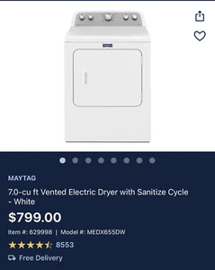 electric washer and dryer set used - Picture 1 of 4