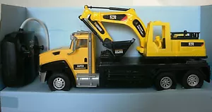 VOLLE FUNKTION R/C 10" BAUWAGEN & BAGGER KOMBI, 360 DREHUNGEN, LICHTER, NEU - Bild 1 von 12