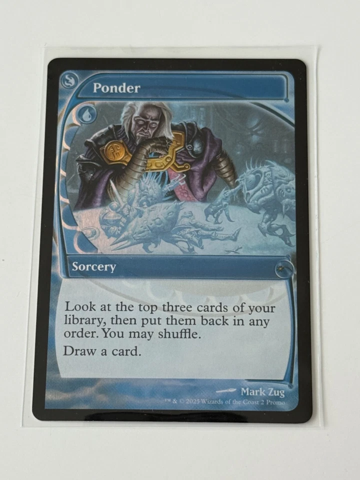 MTG Ponder (Future Sight) FOIL Secret Lair Pack Fresh - Image 1 of 1
