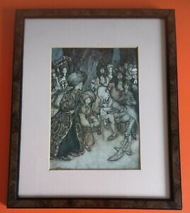 Vintage Retro Peter Pan My Lord Duke (1906) Arthur Rackham Framed Wall Art Print