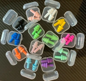 1 Paar Gehörschutz Stöpsel Ohr Gehörstöpsel Earplugs Silikon Schlafgehörschutz - Bild 1 von 1