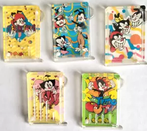 5 WB Animaniacs Toy Cracker Jack Prize Plastic Pinball Bagatelle 1996 NOS New - Picture 1 of 1