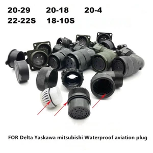 Delta Yaskawa mitsubishi Waterproof aviation plug 20-29 20-18 20-4 22-22 18-10 - Foto 1 di 13