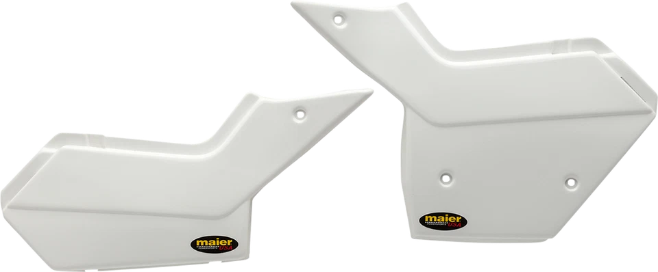 Maier Side Panels Covers Pair White 234001 for 1987-2024 Yamaha TW 200 - Image 1 of 1