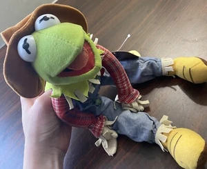 Nanco Wizard of Oz Kermit the frog as Scarecrow plush 10" New Tag Vintage - Picture 1 of 16