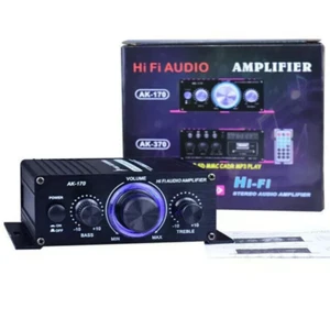 ~U.S. Seller~ 400W 12V 2-Channel Stereo Amplifier HiFi 20W+20W - FAST SHIPPING! - Picture 1 of 6