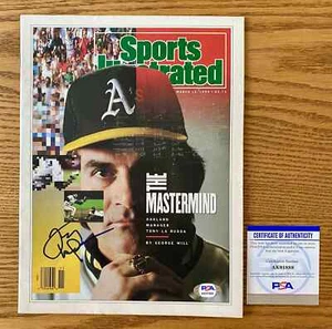 Tony LaRussa Sports Illustrated March 1990 Signed Magazine PSA COA RARE A - Picture 1 of 1