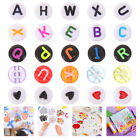 1900 Pcs Alphabet Beads for Bracelets English Valtine Day Gift Accessories