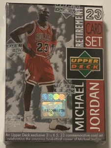 Juego de 23 cartas sellado de fábrica 1999 Upper Deck Michael Jordan Last Dance Retirement - Imagen 1 de 4