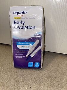 Equate Early Ovulation Test 10 COUNT + 1 PREGNANCY TEST EXP 01/24 & Up