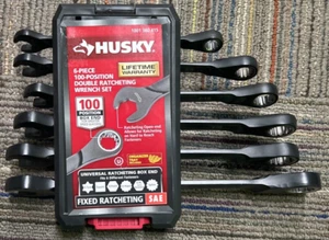 Husky 100-Position Double Ratcheting Wrench Set 6-Piece - Picture 1 of 2
