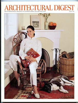 Architectural Digest Magazine July 1997 Ali MacGraw Vintage Original Publication - Image 1 of 4